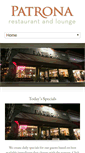 Mobile Screenshot of patronarestaurant.com